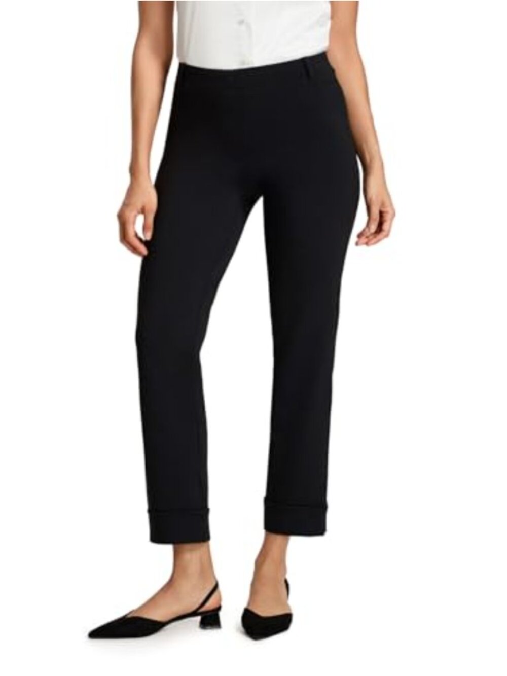 Yogipace Ankle-Length Yoga Dress Pants Pull-On Work Pants with Pockets